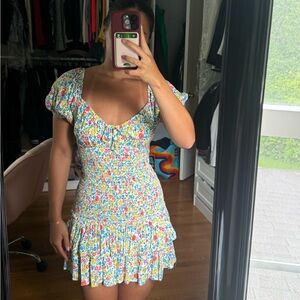 SUNDAYS SOHO mini floral sundress
